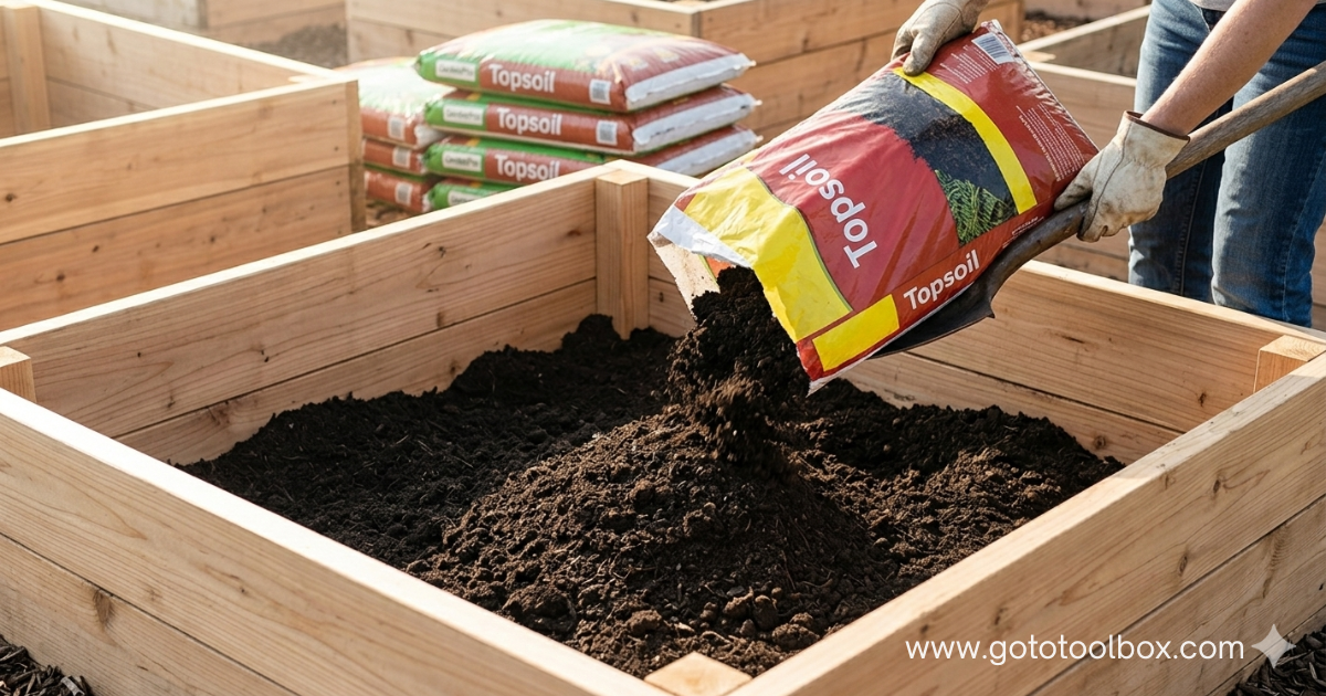 raised bed soil calculator