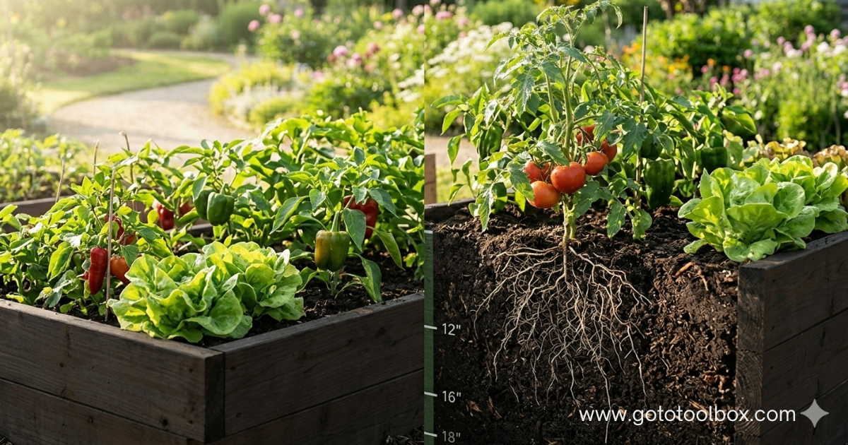 raised bed soil calculator