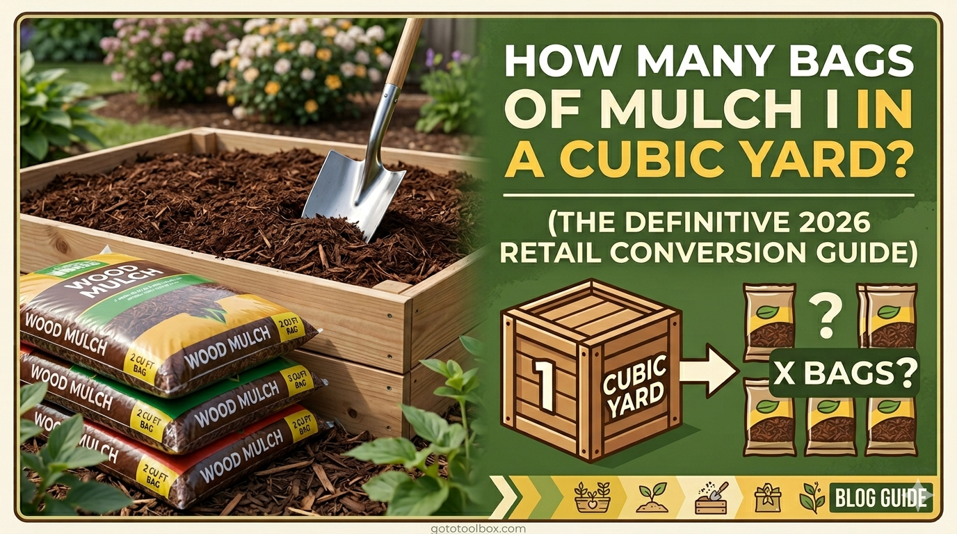 How Many Bags of Mulch in a Cubic Yard? (The Definitive 2026 Retail Conversion Guide)